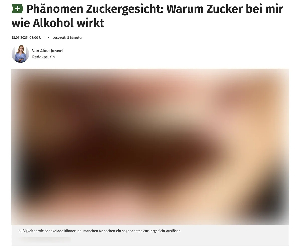 Phänomen Zuckergesicht
